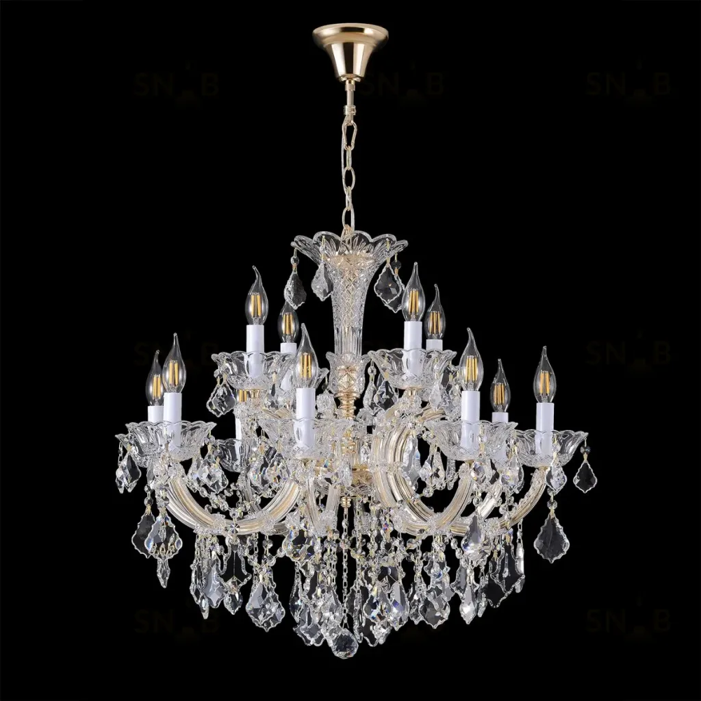 Подвесная люстра Crystal Lux CRISTELLE SP8+4 GOLD CRISTELLE SP8+4 GOLD