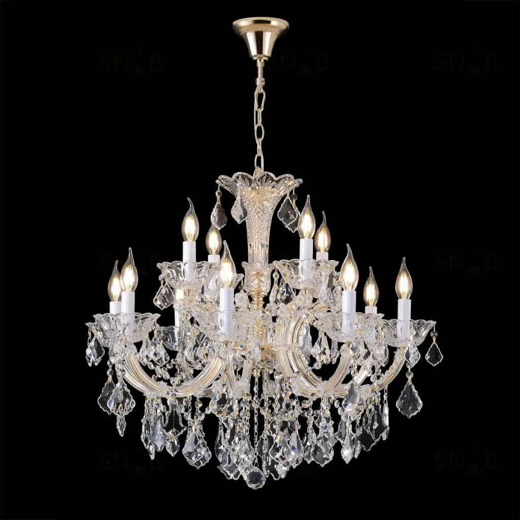 Подвесная люстра Crystal Lux CRISTELLE SP8+4 GOLD CRISTELLE SP8+4 GOLD