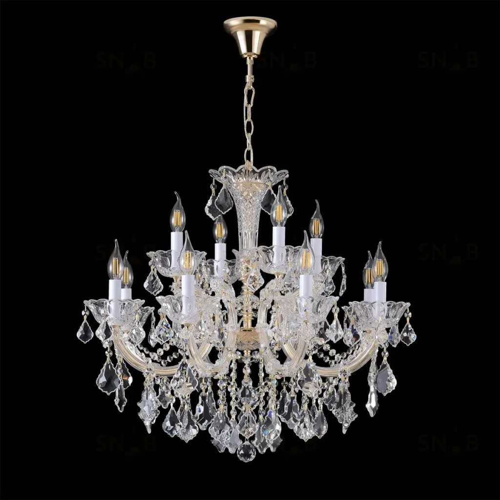Подвесная люстра Crystal Lux CRISTELLE SP8+4 GOLD CRISTELLE SP8+4 GOLD