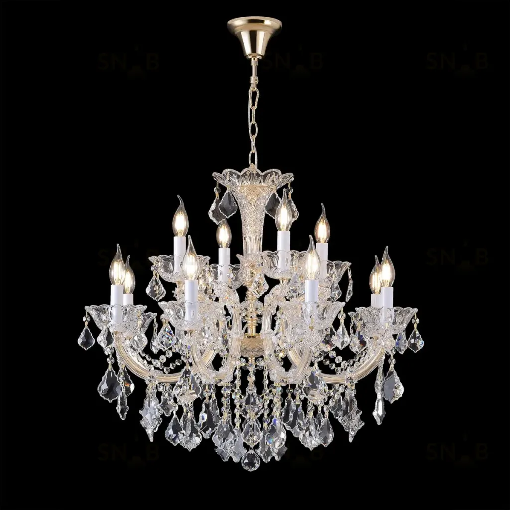 Подвесная люстра Crystal Lux CRISTELLE SP8+4 GOLD CRISTELLE SP8+4 GOLD