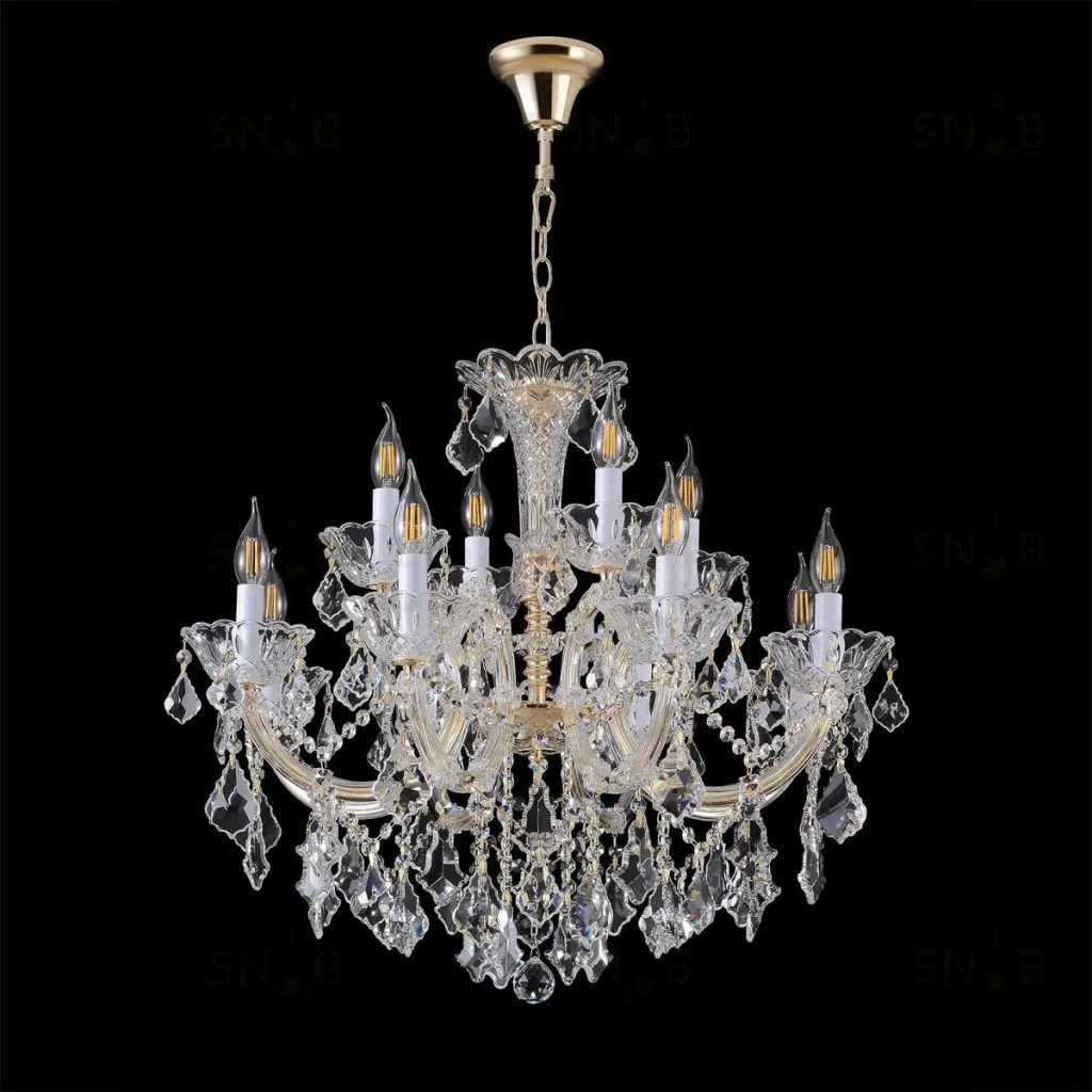 Подвесная люстра Crystal Lux CRISTELLE SP8+4 GOLD CRISTELLE SP8+4 GOLD