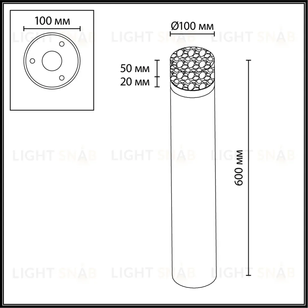 Ландшафтный светильник Odeon Light Nature Candela 7190/10GL 7190/10GL