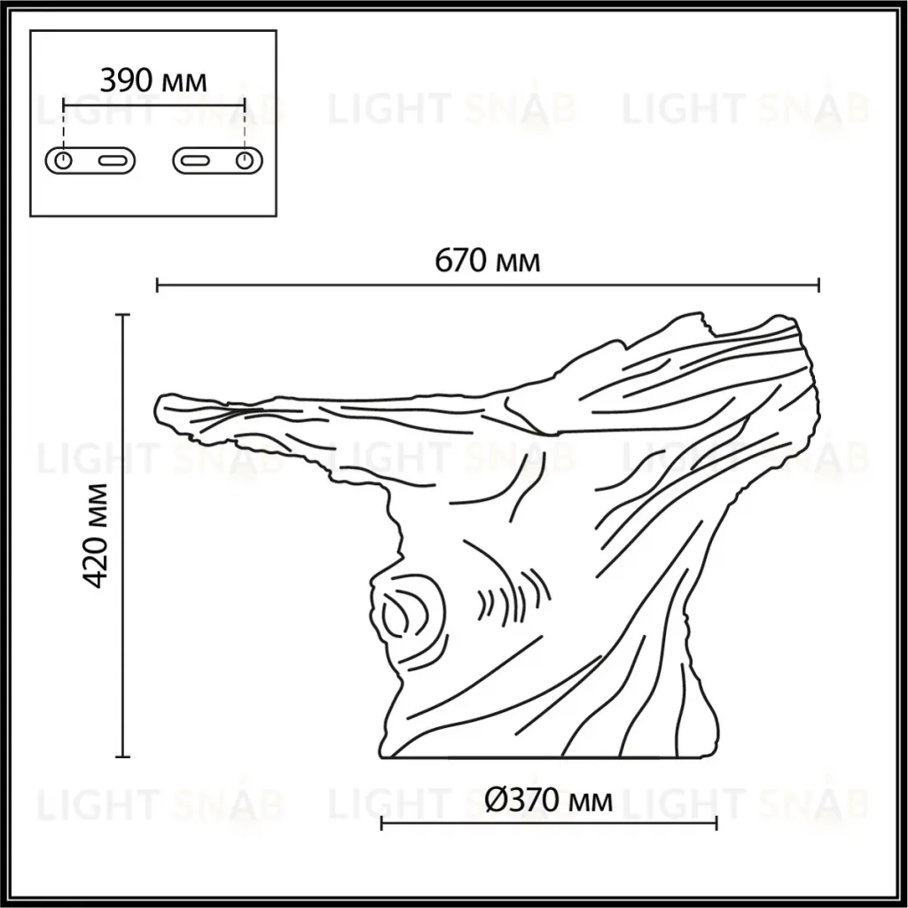 Ландшафтный светильник Odeon Light Nature Valinor 7208/5GL 7208/5GL