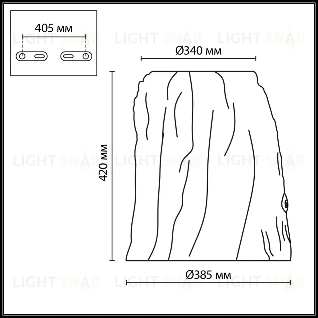 Ландшафтный светильник Odeon Light Nature Valinor 7207/5GL 7207/5GL