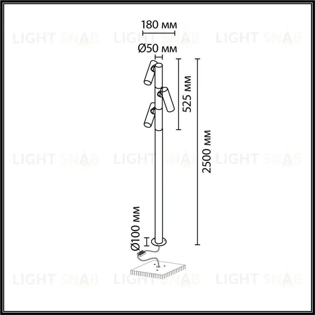 Ландшафтный светильник Odeon Light Nature Alta 7204/30GLA 7204/30GLA