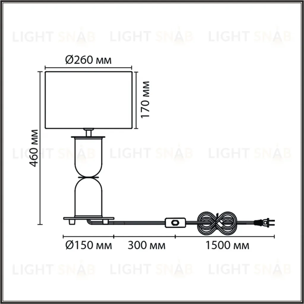 Настольная лампа Lumion Neoclassi Eclate 8412/1T 8412/1T