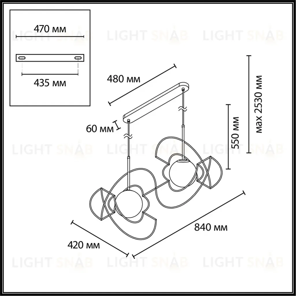 Подвесной светильник Odeon Light L-Vision Futurum 7195/10L 7195/10L