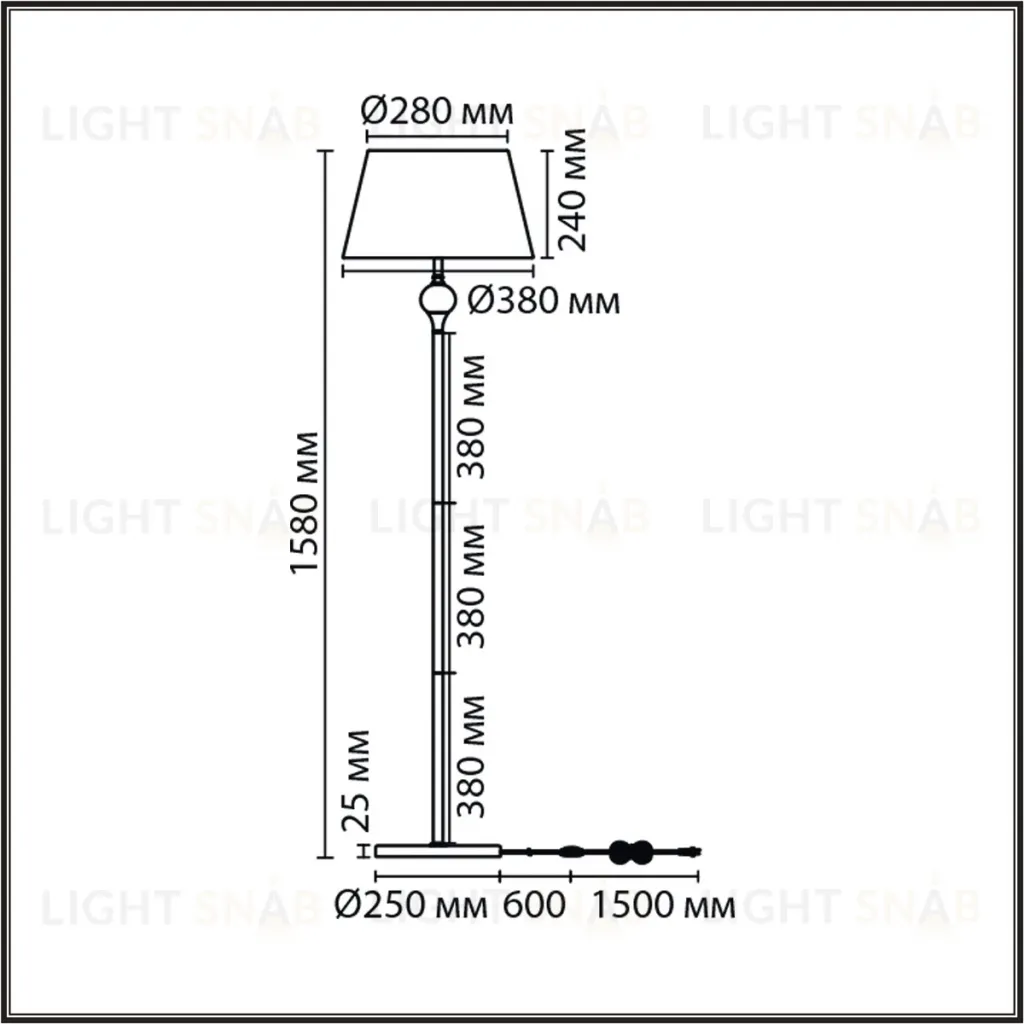 Торшер Lumion Classi Eletra 8416/1F 8416/1F
