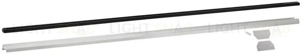 Комплект Эра TR-SET-200-1PT-PC BK шинопровод однофазный с профилем для натяжного потолка 2м черный Б0072543 Б0072543