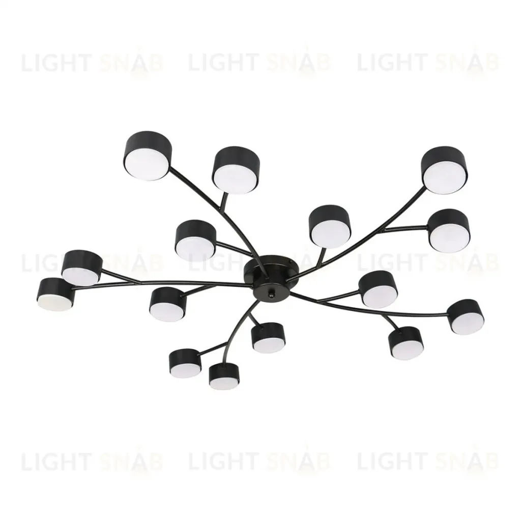 Потолочная люстра Escada Fluxen 120009/15C Black ES0000033L ES0000033L