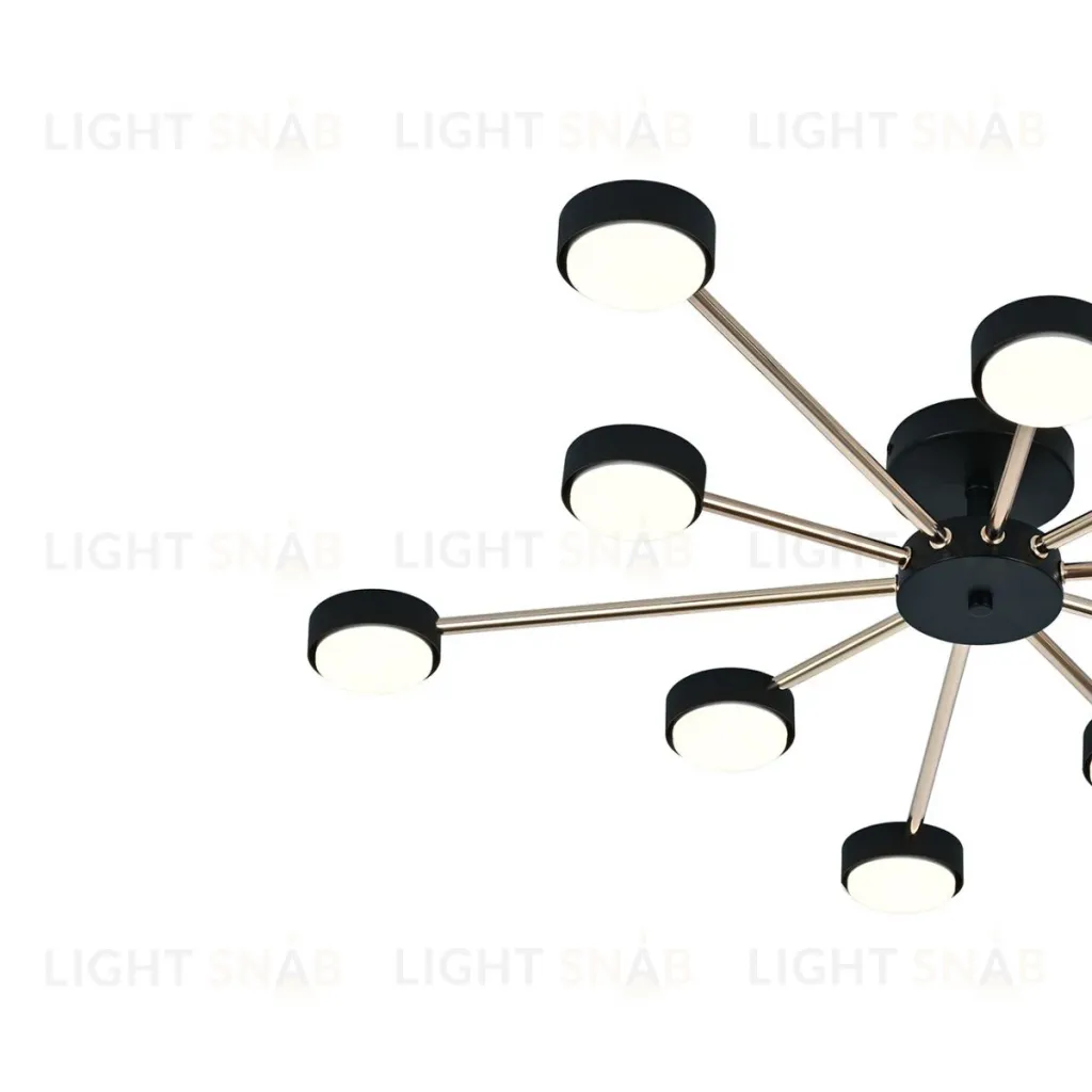Потолочная люстра Escada Luminix 120008/10R Black/Gold ES0000096 ES0000096