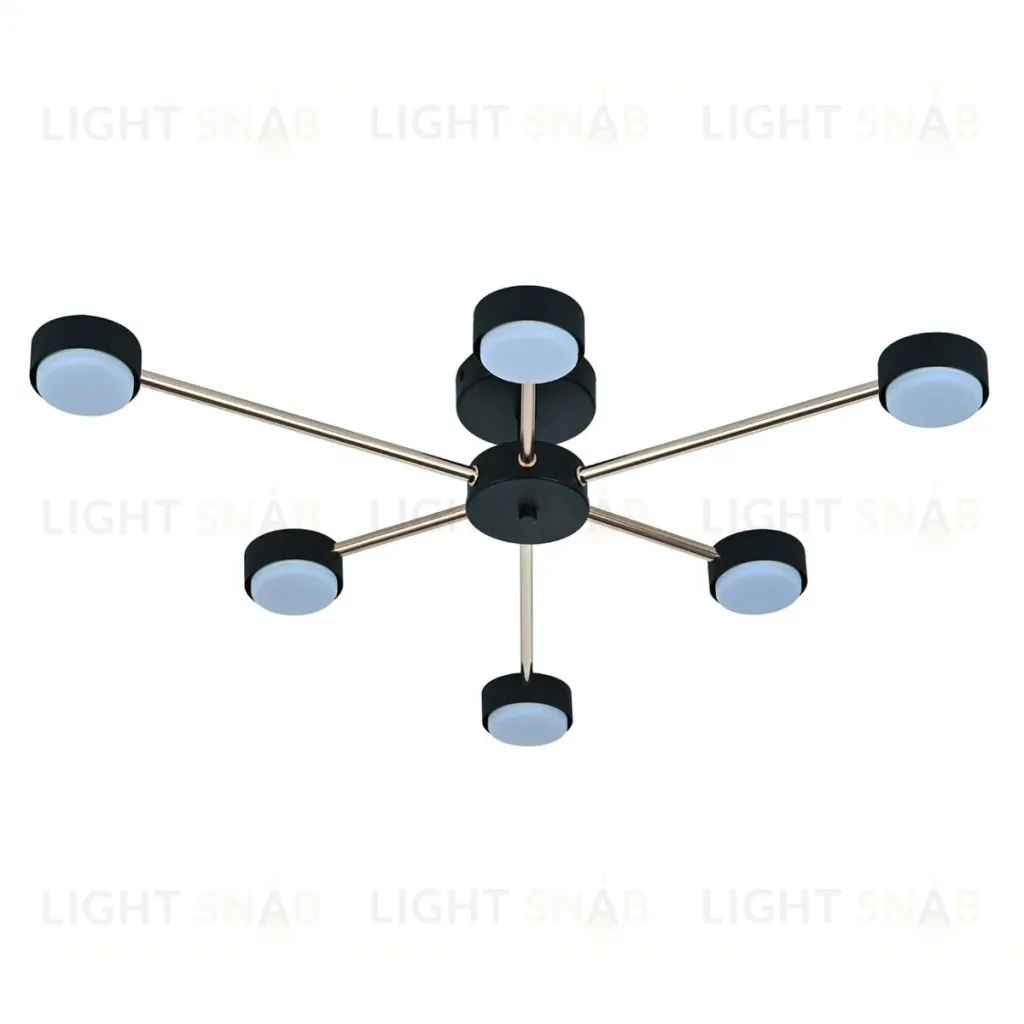 Потолочный светильник Escada Luminix 120008/6R Black/Gold ES0000094 ES0000094