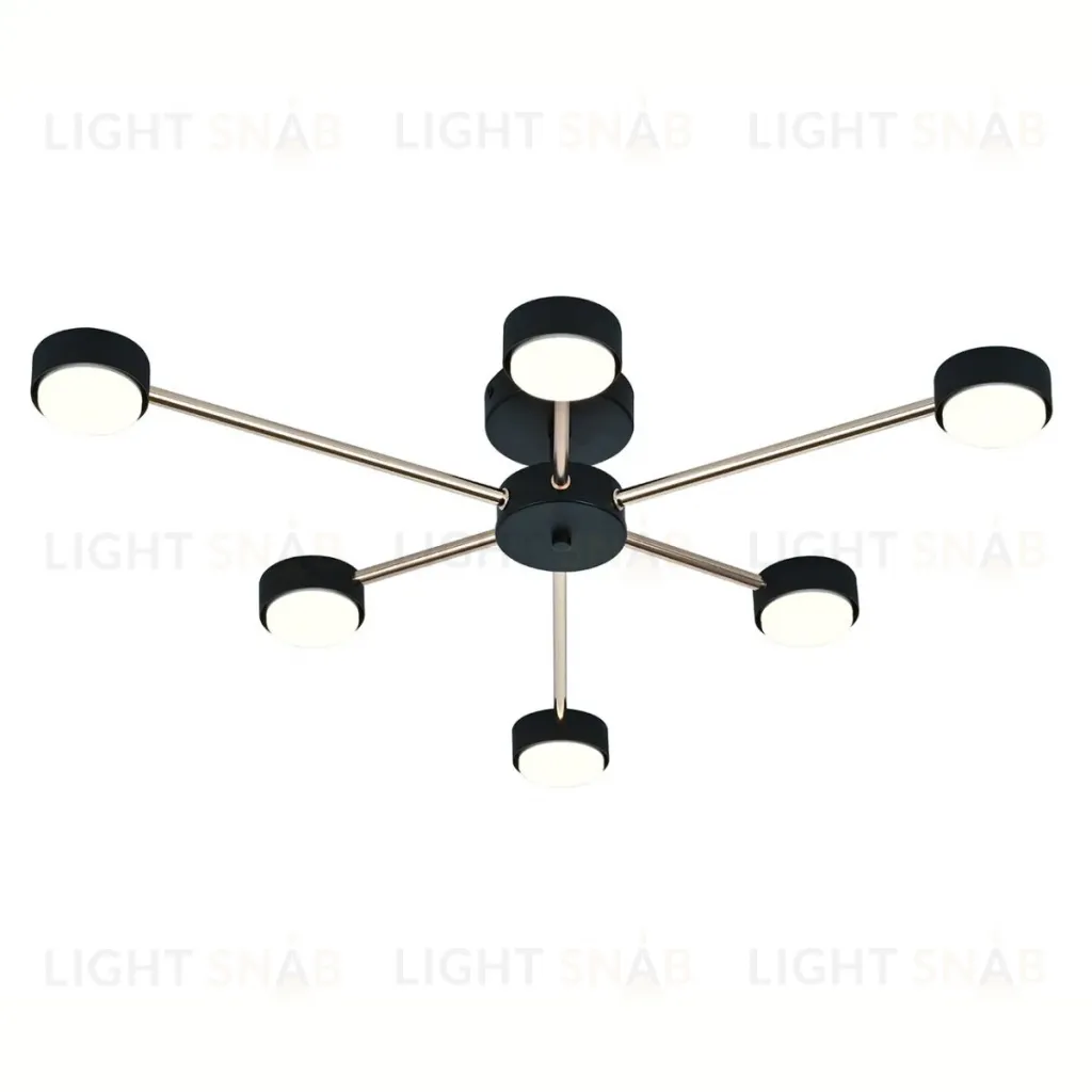 Потолочный светильник Escada Luminix 120008/6R Black/Gold ES0000094 ES0000094