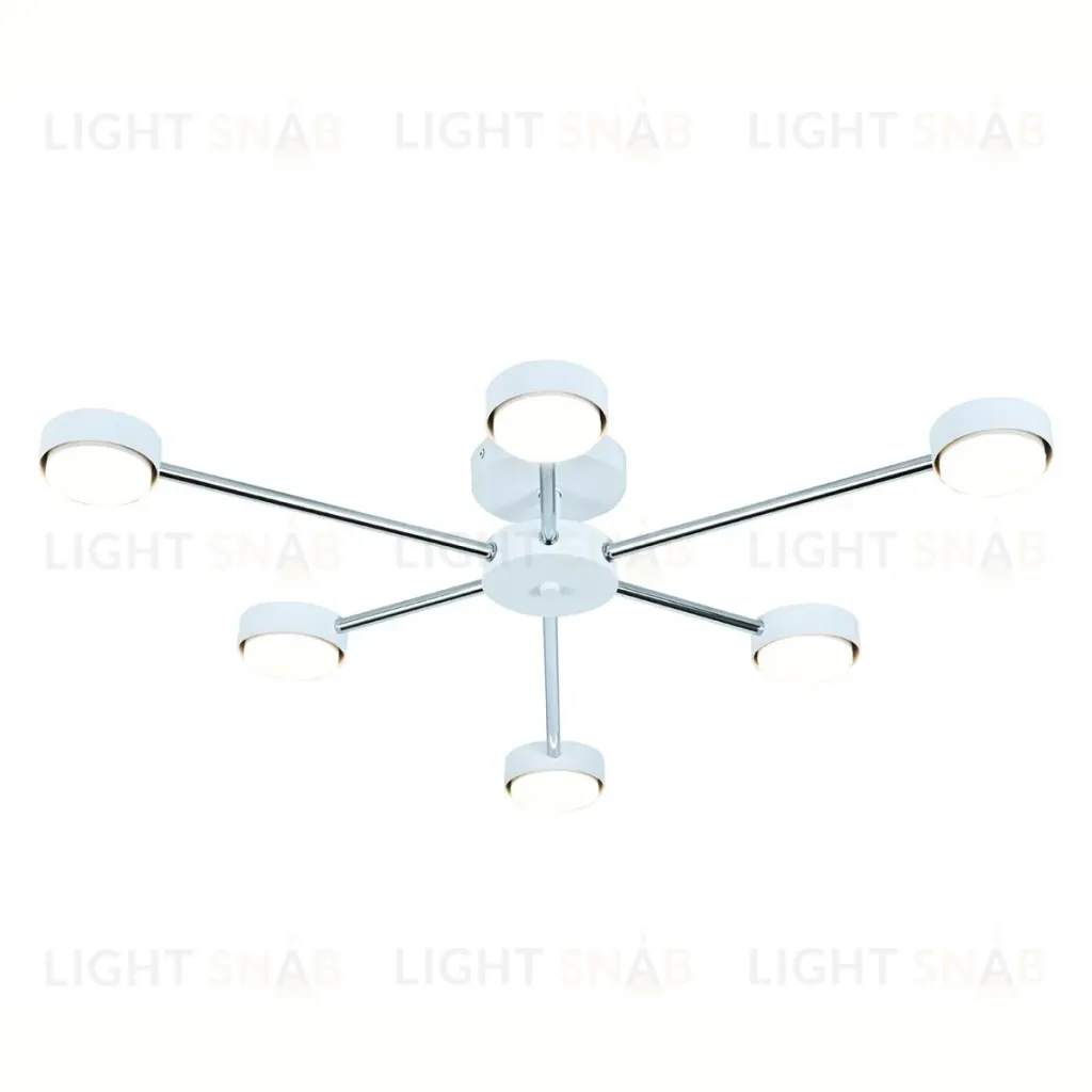 Потолочный светильник Escada Luminix 120008/6R White/Chrome ES0000095 ES0000095
