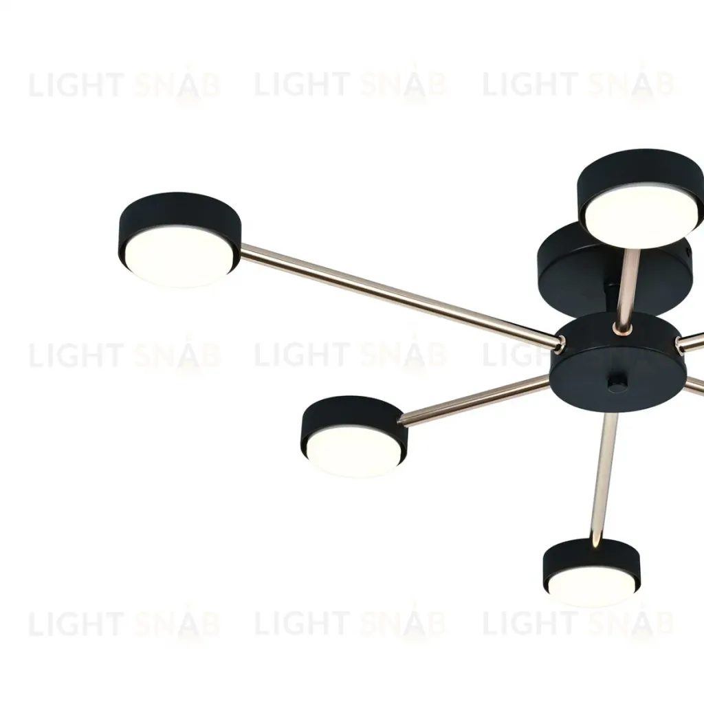Потолочный светильник Escada Luminix 120008/6R Black/Gold ES0000094 ES0000094