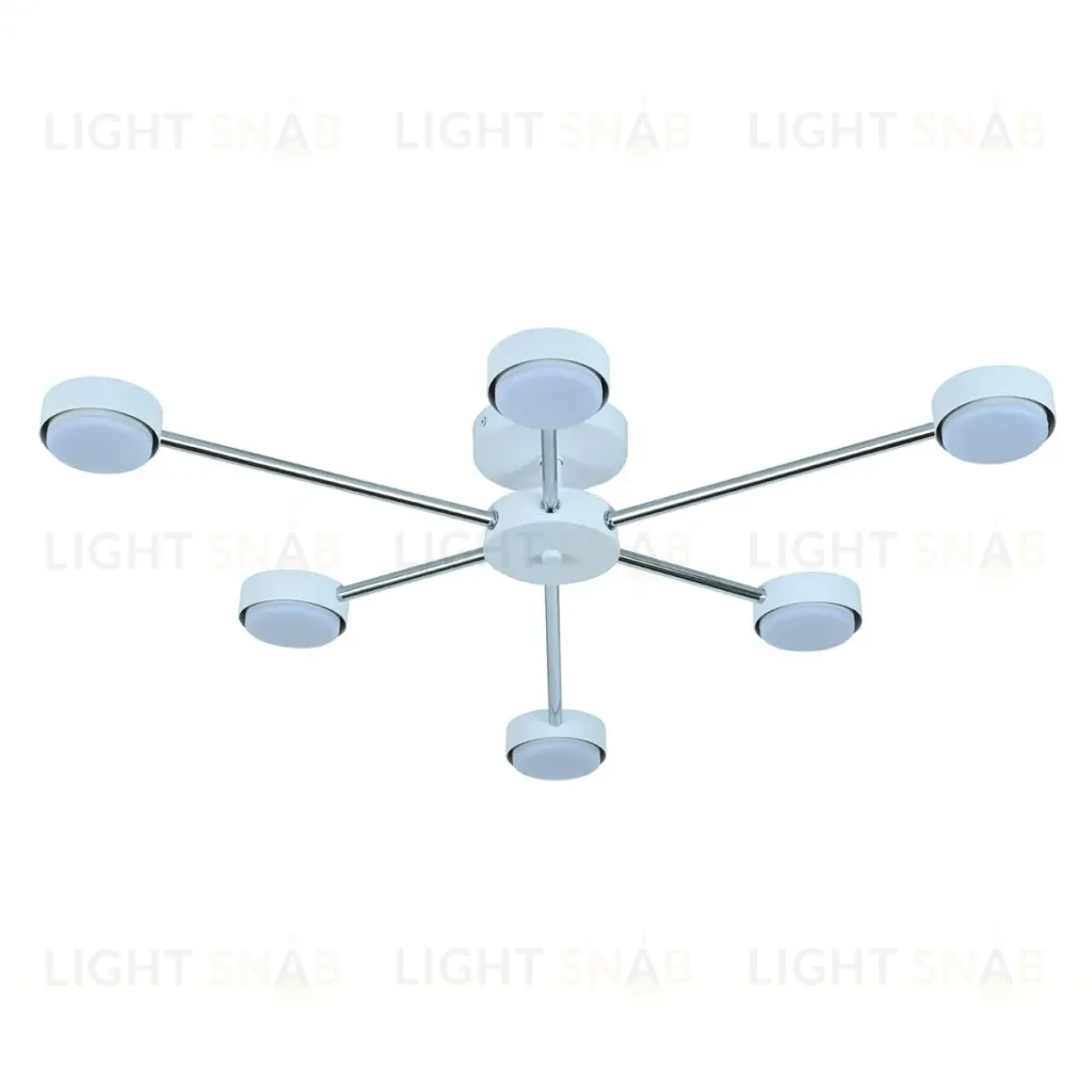 Потолочный светильник Escada Luminix 120008/6R White/Chrome ES0000095 ES0000095