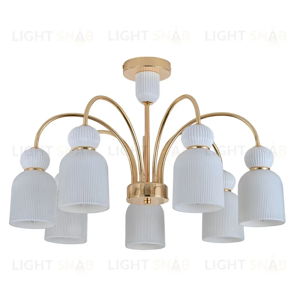 Люстра на штанге Indigo Lucea 13042/7R Gold V000627 V000627