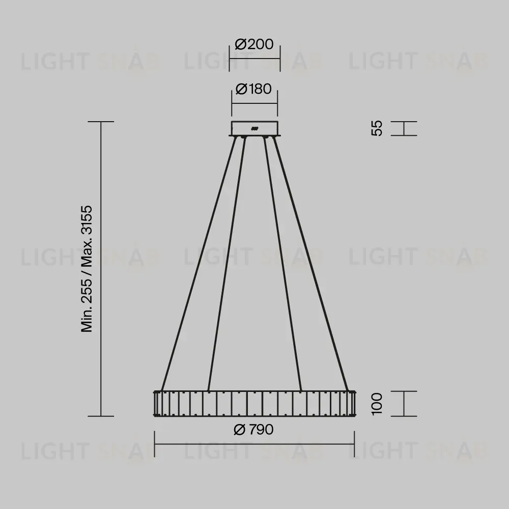 Подвесной светильник Maytoni Majesty MOD517PL-L40BS3K MOD517PL-L40BS3K