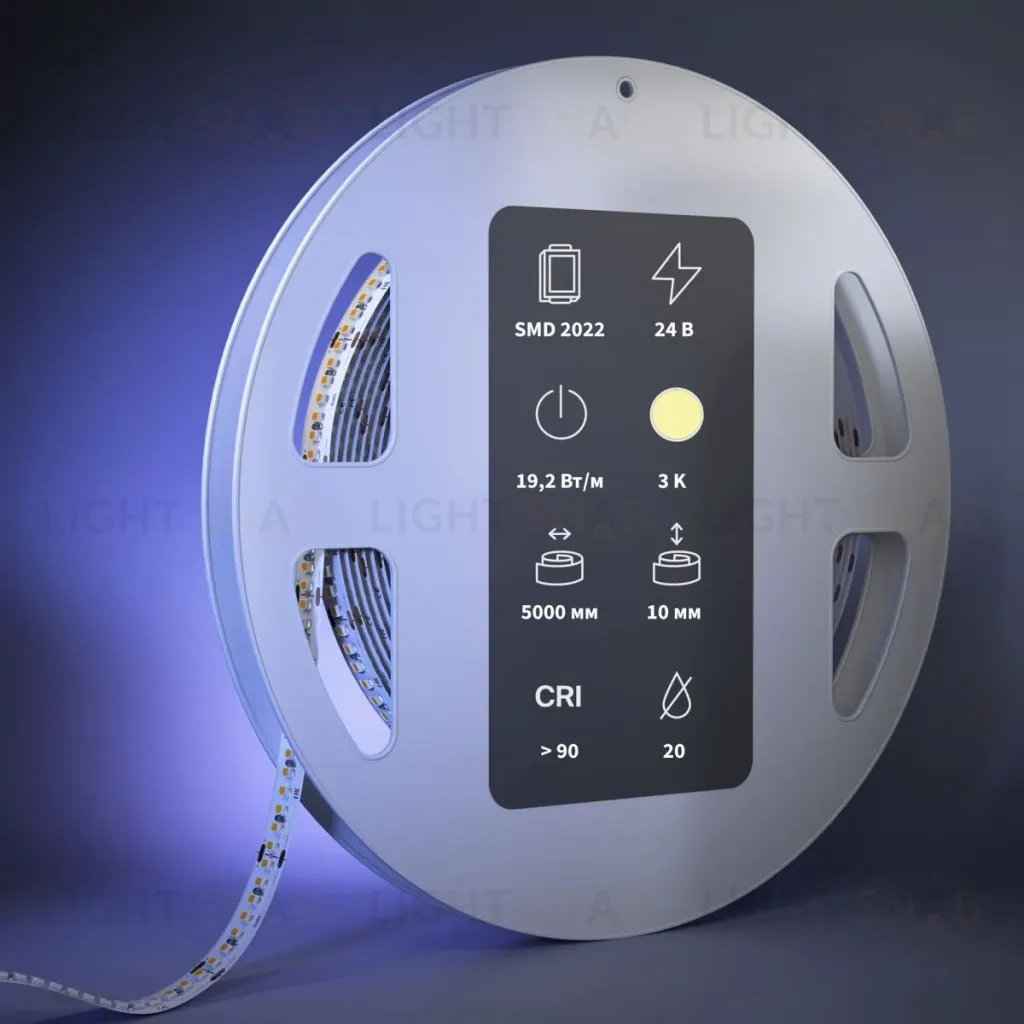 Светодиодная лента Maytoni Led Strip 24В 2022 19,2Вт/м 3000К 5м IP 20 201271 201271