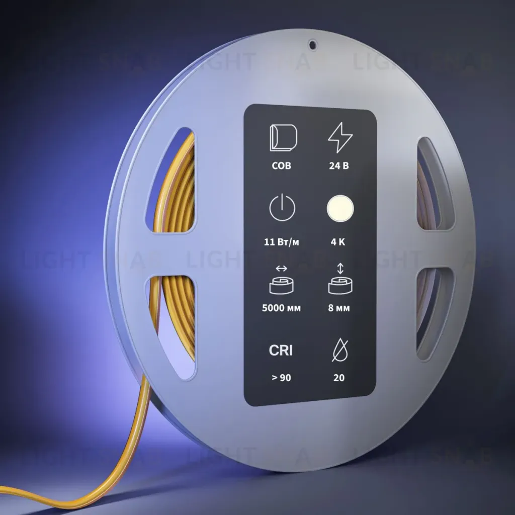 Светодиодная лента Maytoni Led Strip 24В COB 11Вт/м 4000К 5м IP 20 201290 201290