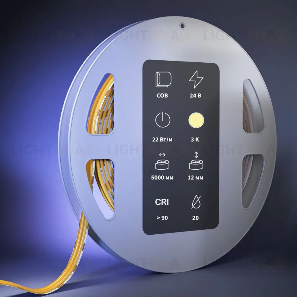 Светодиодная лента Maytoni Led Strip 24В COB 22Вт/м 3000К 5м IP 20 201313 201313