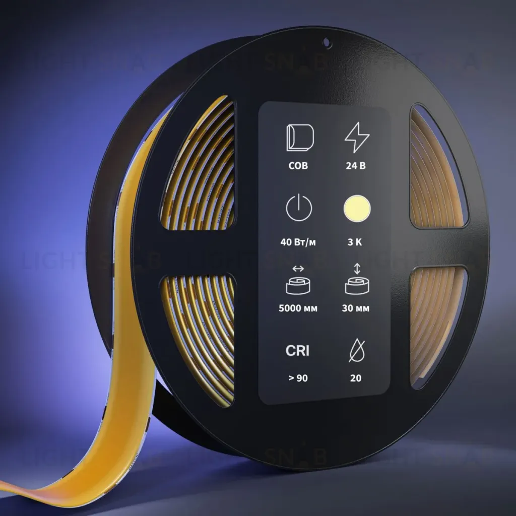 Светодиодная лента Maytoni Led Strip 24В COB 40Вт/м 3000К 5м IP 20 201315 201315