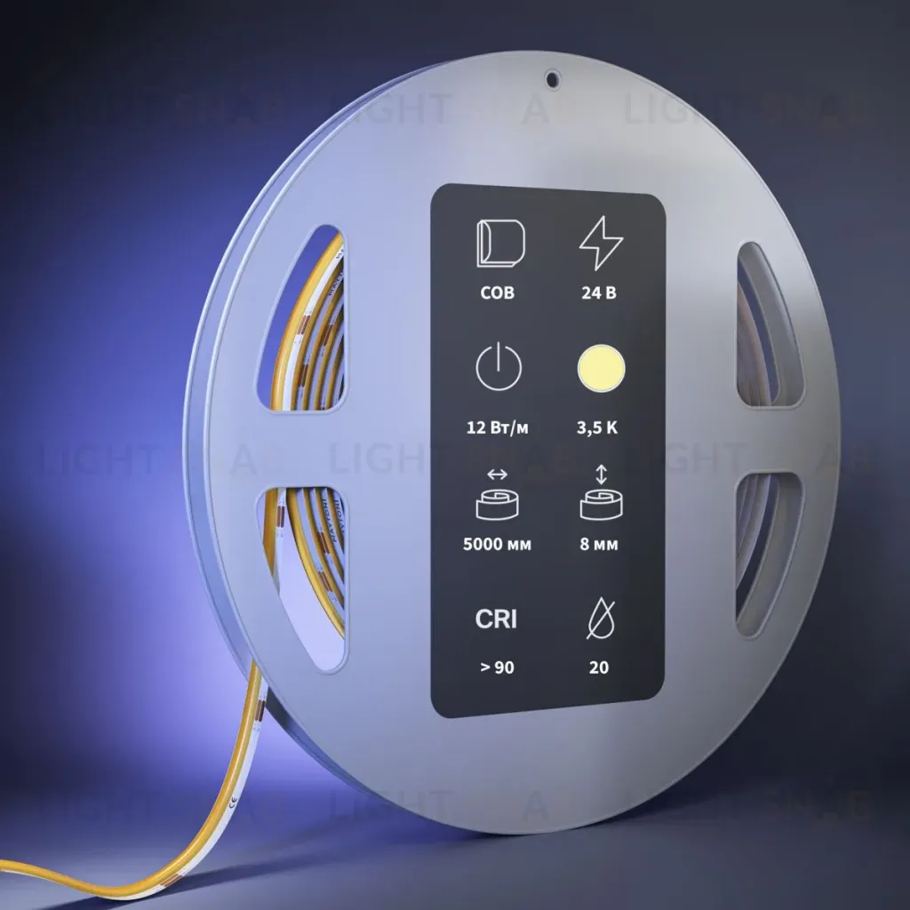 Светодиодная лента Maytoni Led Strip 24В COB 12Вт/м 3500К 5м IP 20 201309 201309