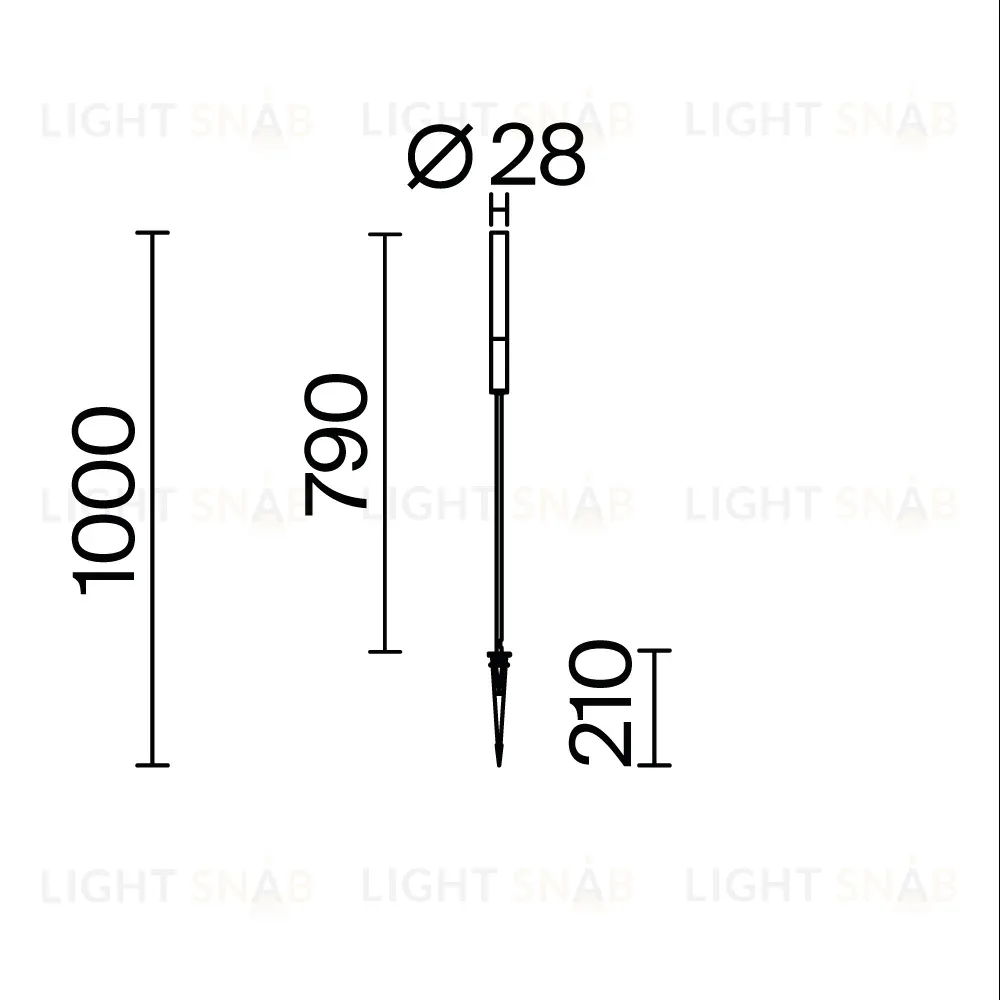 Ландшафтный светильник Maytoni Flare O510FL-L3B3K1 O510FL-L3B3K1