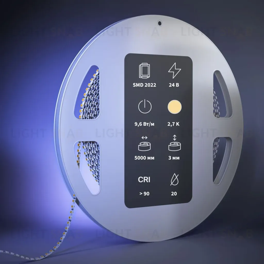Светодиодная лента Maytoni Led Strip 24В 2022 9,6Вт/м 2700К 5м IP 20 201264 201264