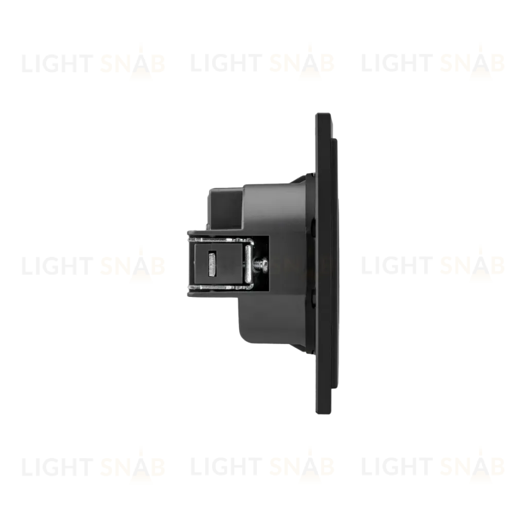 Розетка SETE 1-ая с/з с/у, со шторками 16А антрацит IP20/IP44 KRANZ KR-79-0701-4 KR-79-0701-4