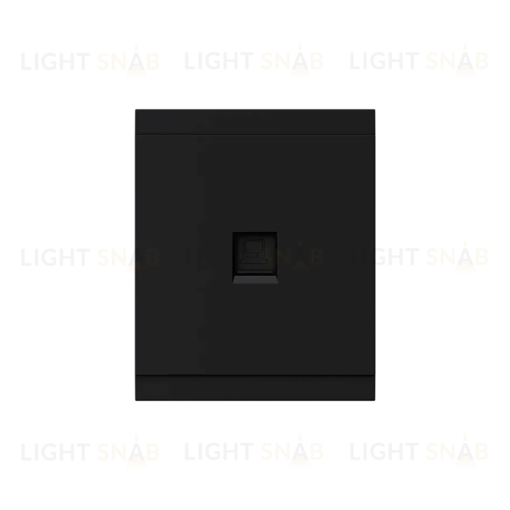 Розетка SETE компьютерная RJ45 кат6 с/у антрацит IP20/IP44 KRANZ KR-79-0723-4 KR-79-0723-4