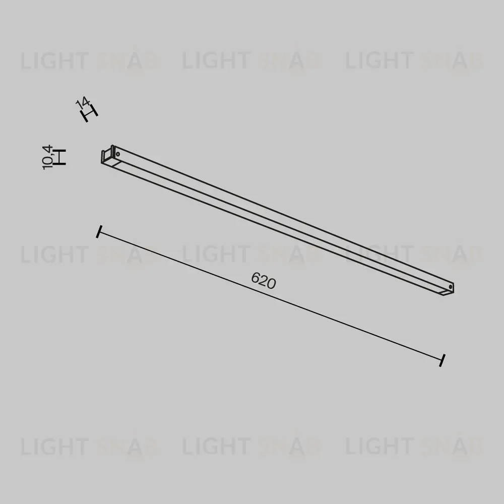 Трековый магнитный светильник Maytoni Basis TR173-1-16WTW-B TR173-1-16WTW-B