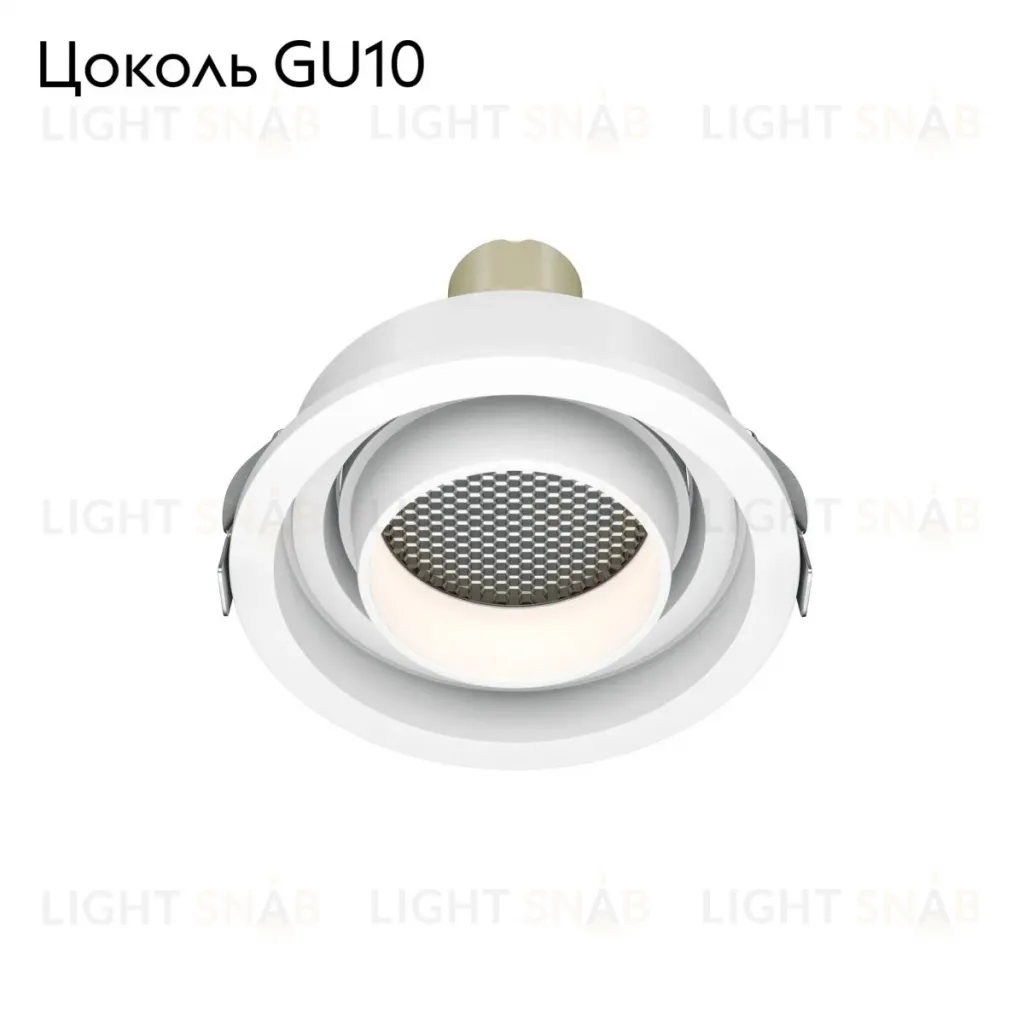 Встраиваемый светильник Maytoni Atom DL113-GU10-01-RD-W DL113-GU10-01-RD-W