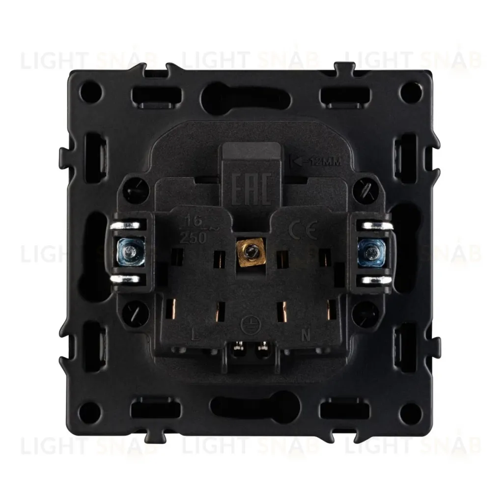 Розетка зк со шторками софт-тач серый базальт Arlight SCT-MEU-SFPL-GR (250V, 16A) 054279(1) 054279(1)