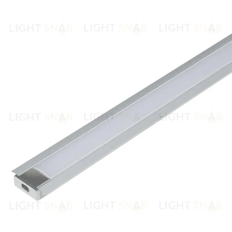 Профиль встраиваемый (UL-00005026) Uniel UFE-K01 Silver/Frozen 200 Polybag UFE-K01 Silver/Frozen 200 Polybag