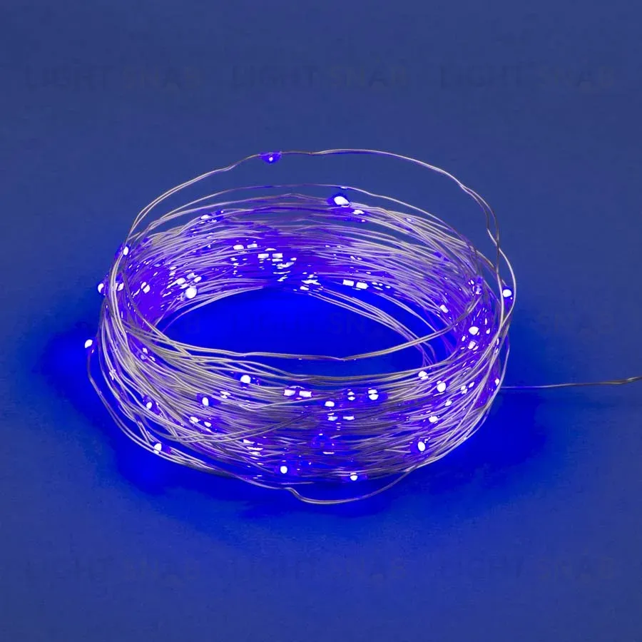 Светодиодная гирлянда Uniel Роса (UL-00007187) фиолетовый ULD-S1000-100/SCB/3AA Purple IP20 Dew ULD-S1000-100/SCB/3AA Purple IP20 Dew