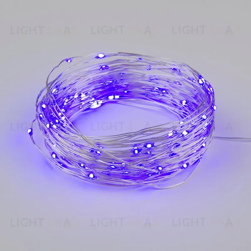 Светодиодная гирлянда Uniel Роса (UL-00007187) фиолетовый ULD-S1000-100/SCB/3AA Purple IP20 Dew ULD-S1000-100/SCB/3AA Purple IP20 Dew