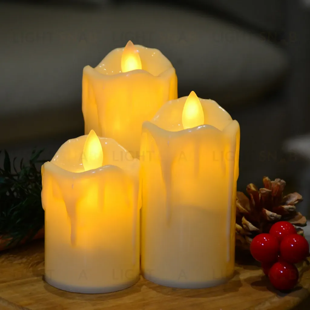 Фигурка светодиодная Свеча Uniel ULD-F063 WW CANDLE SET3 UL-00012458 ULD-F063 WW CANDLE SET3