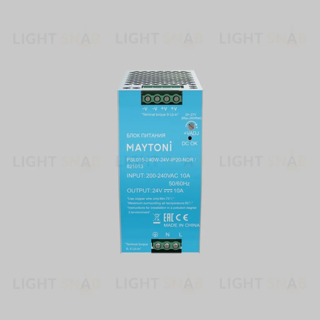Блок питания Maytoni PSL015 240Вт DC24В IP20 821013 821013