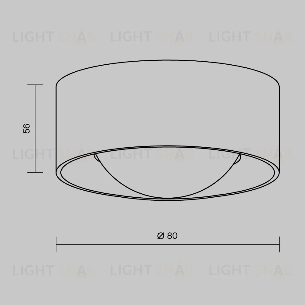 Уличный потолочный светильник Maytoni Lumina O498CL-L7B3K O498CL-L7B3K