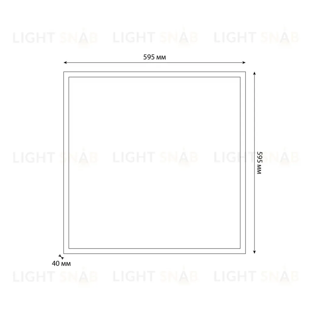 Светодиодная панель Uniel ULP-6060 36W/5000К/LL IP40 PREMIUM OPAL WHITE UL-00012521 ULP-6060 36W/5000К/LL IP40 PREMIUM OPAL WHITE