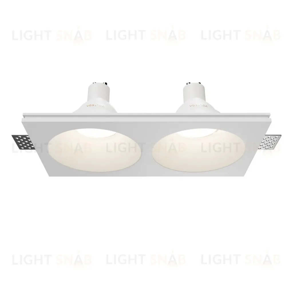 Встраиваемый светильник Maytoni Technical Gyps Modern DL129-GU10-02-W DL129-GU10-02-W