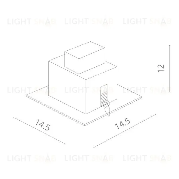 Встраиваемый светильник Arte Lamp Technika A5930PL-1SI A5930PL-1SI
