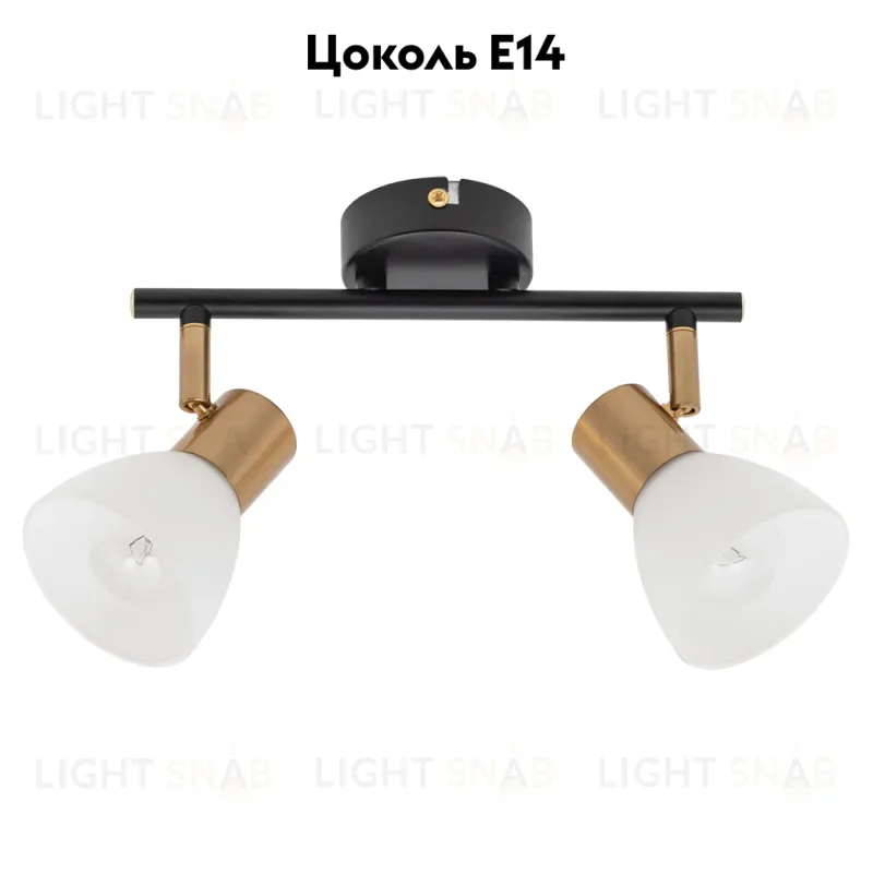 Спот Arte Lamp Falena A3117PL-2BK A3117PL-2BK