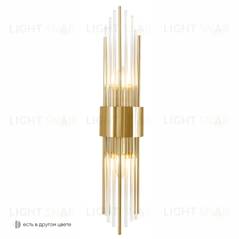 Настенный светильник Crystal Lux ATENTO AP2 BRASS/TRANSPARENTE ATENTO AP2 BRASS/TRANSPARENTE