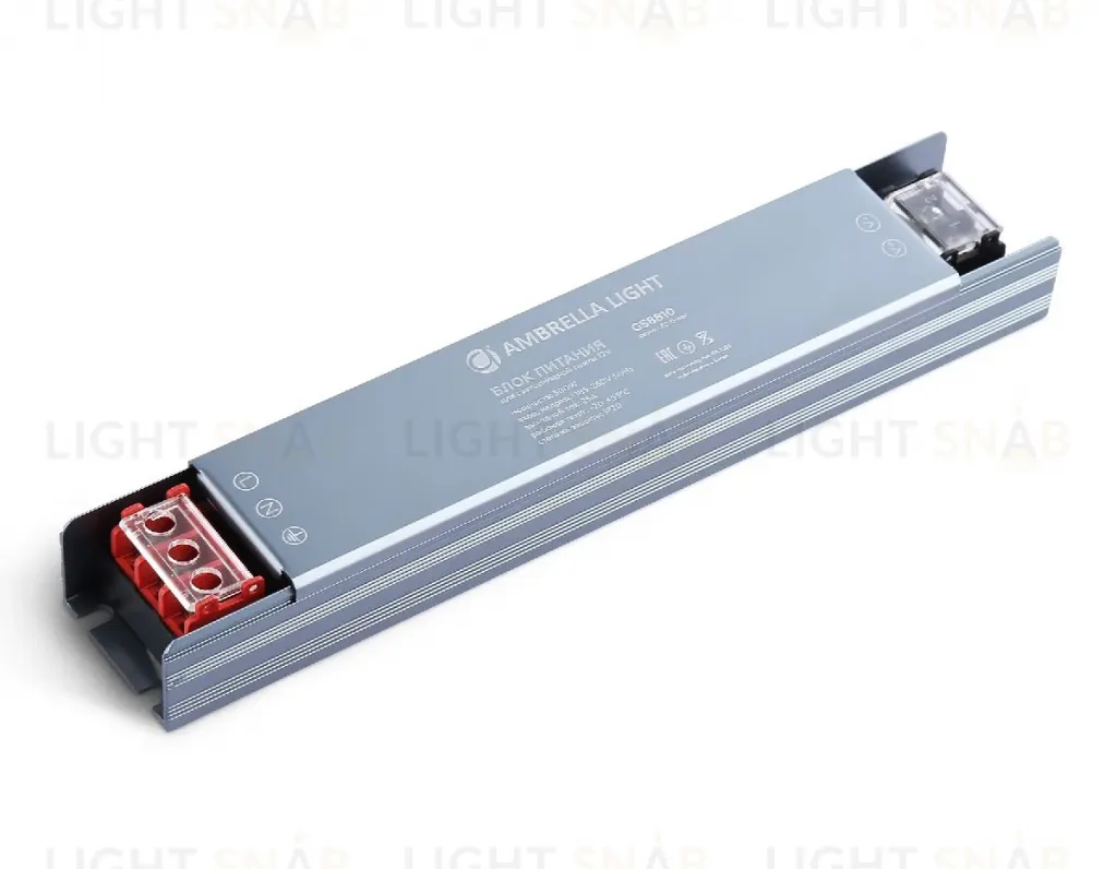 Блок питания Ambrella Light LED Driver 12V 300Вт AC185-260 25A IP20 GS8810 GS8810