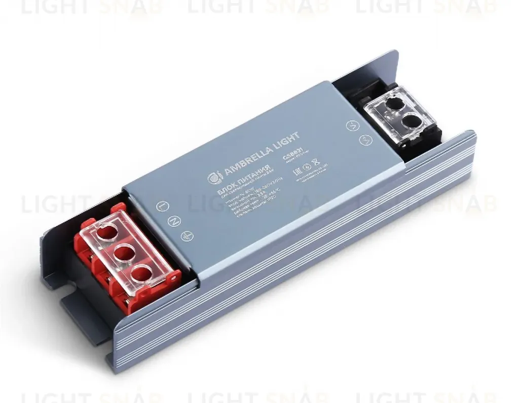 Блок питания Ambrella Light LED Driver 24V 60Вт AC185-260 2.5A IP20 GS8821 GS8821