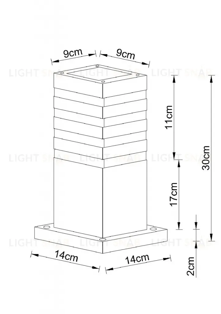 Ландшафтный светильник Arte Lamp Heather A4413FN-1BK A4413FN-1BK