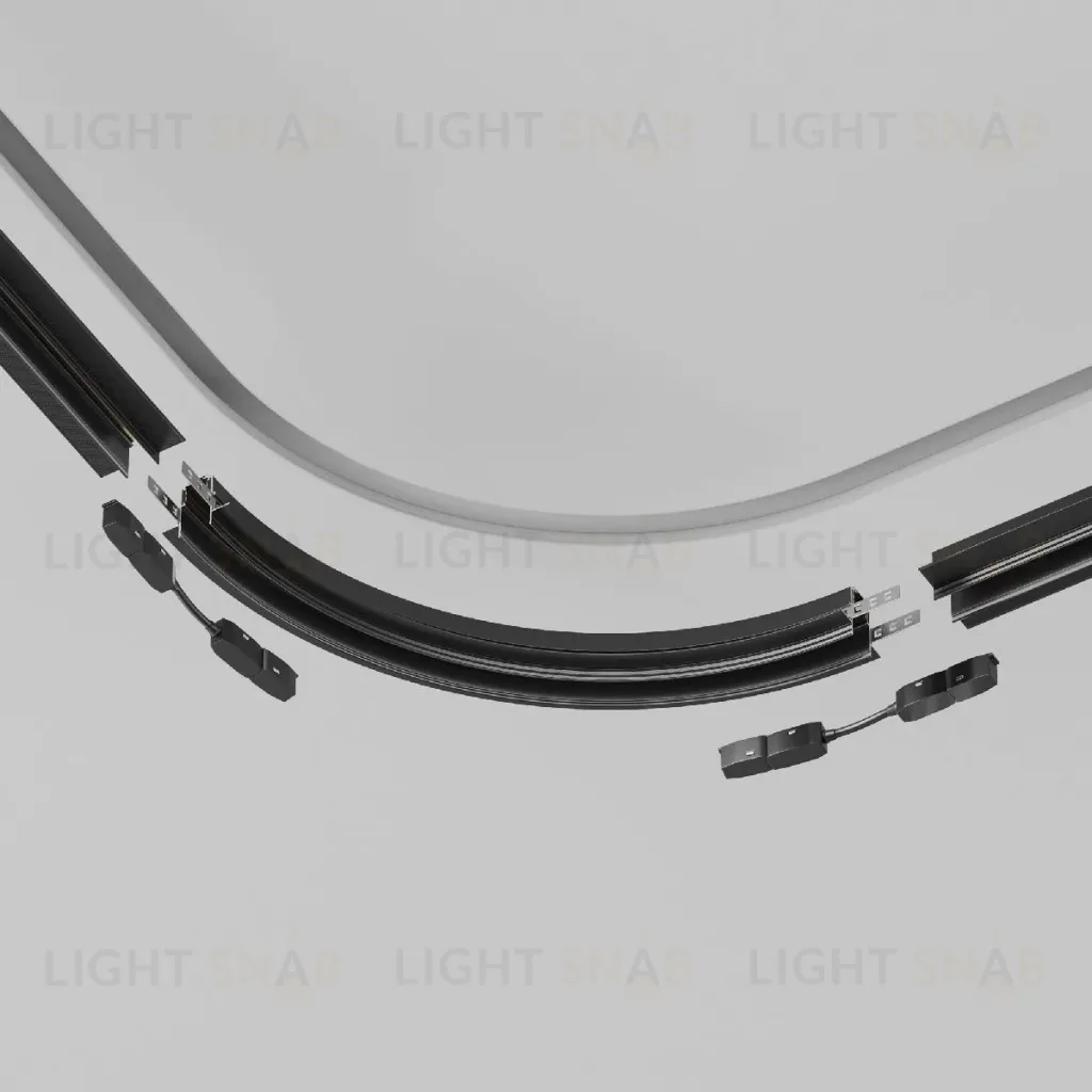 Коннектор радиусный встраиваемый Maytoni Exility TRA044-angle.12B TRA044-angle.12B