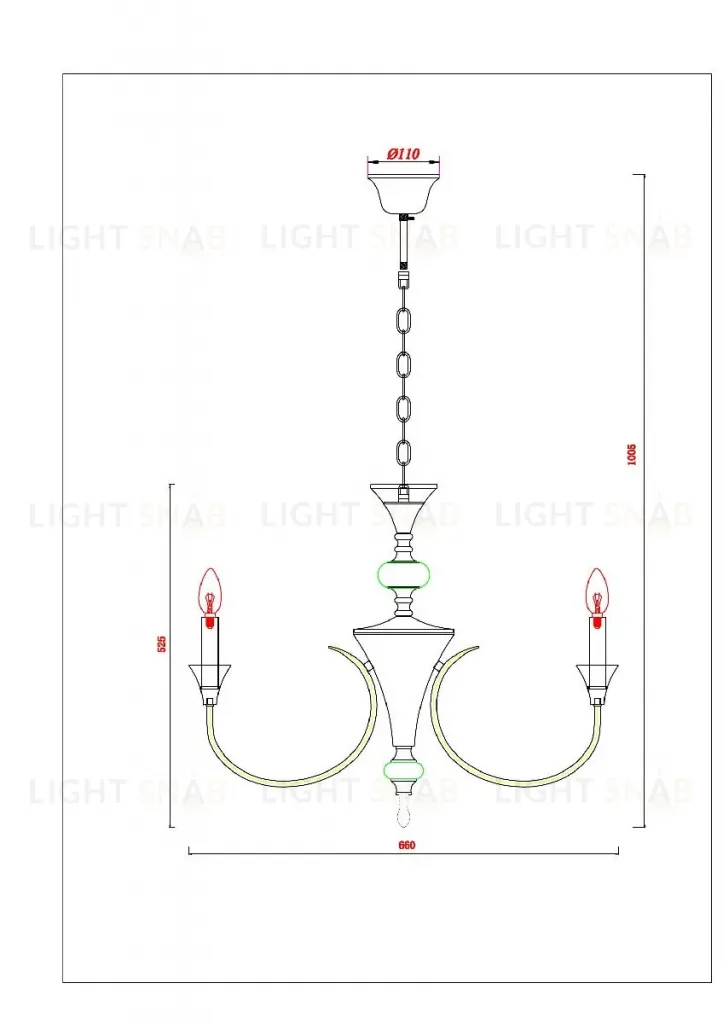 Подвесная люстра Arte Lamp Collinetta A4094LM-6PB A4094LM-6PB